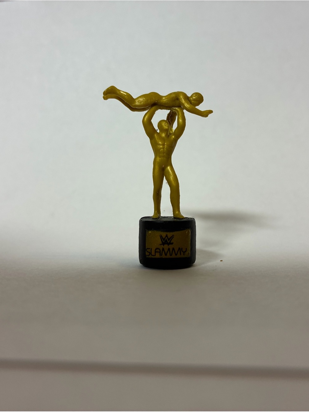 WWE Gold Slammy Figure on Black Base